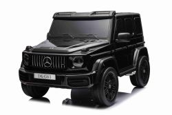 Electric Ride-on car Mercedes-Benz G63 AMG 4x4² Two-seater 12V, black, MP3 Player with USB/AUX input, 4x4 drive, Battery 12V14Ah, EVA wheels with suspension, Leatherette seats, Remote control, Licensed