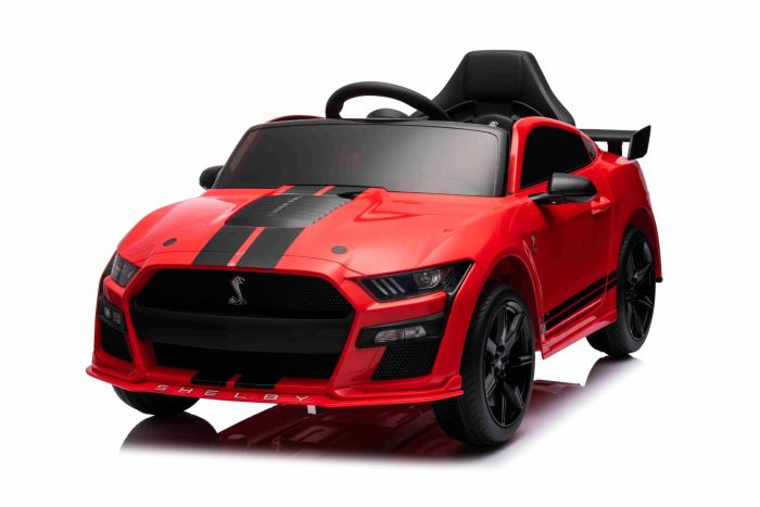 Ford Shelby Mustang GT 500 Cobra Electric Ride on car Red 2.4 GHz Remote control USB