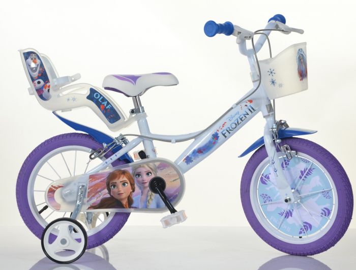 frozen bike with doll seat