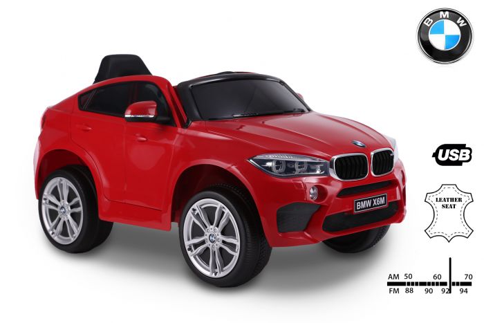 Car BMW X6M NEW – Single seat, Red 